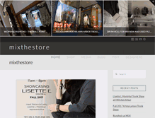 Tablet Screenshot of mixthestore.com